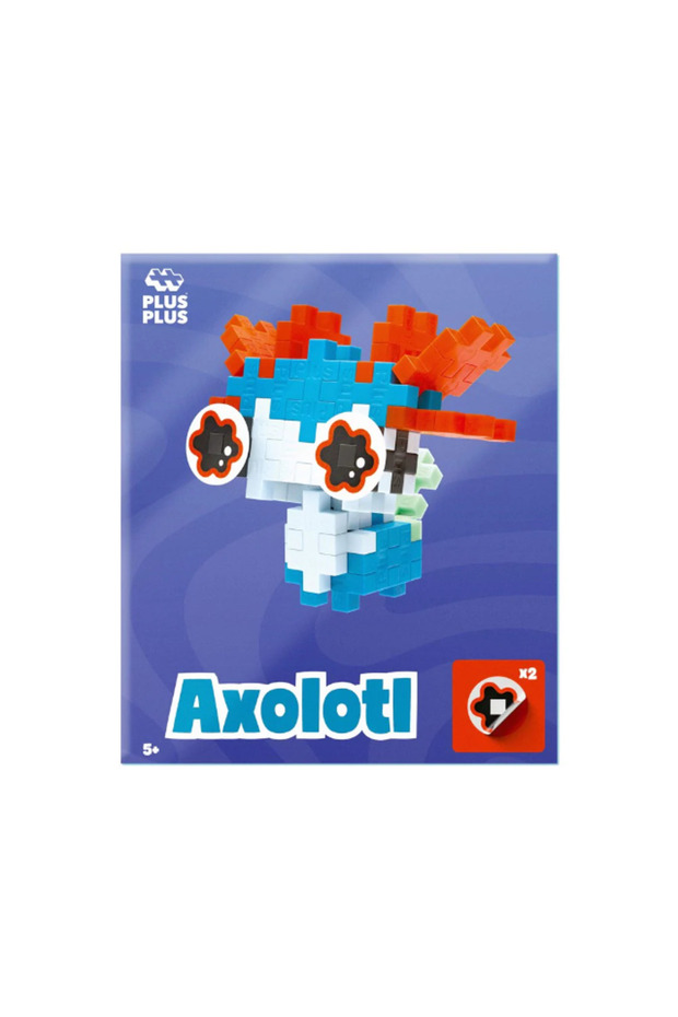 Plus-Plus Construction Set, LITTLE ANIMALS - Artistic Axolotl