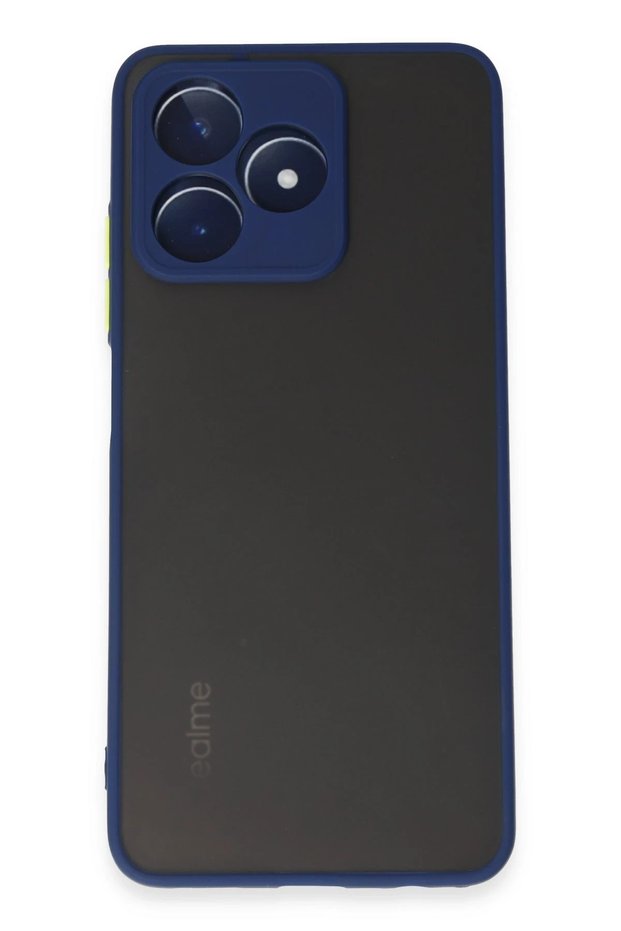 Ilkeshop New Realme C53 Case Montreal Silicone Cover (185759) - Navy Blue