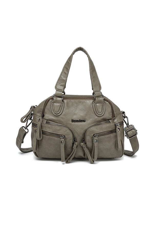 Mint Small Size Multi-Pocket Long Strap Women's Daily Hand and Shoulder Bag