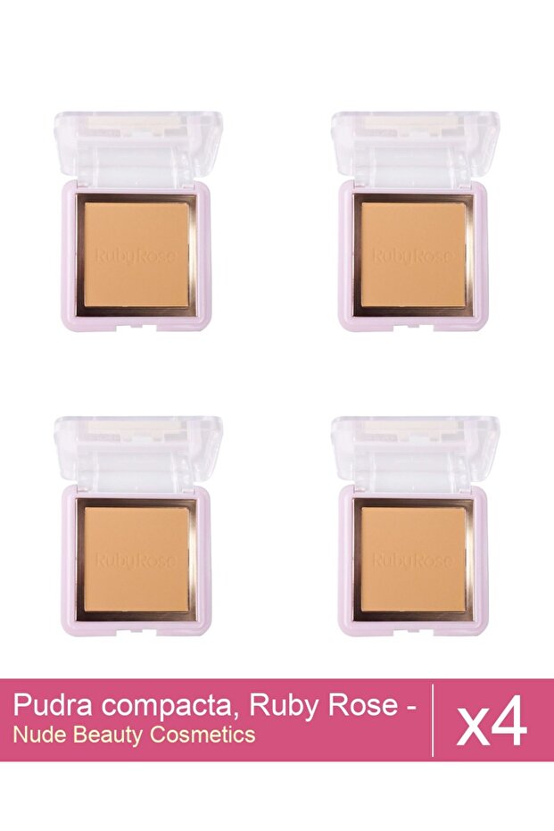 Set 4x Pudra compacta, Ruby Rose - PC40 - 1