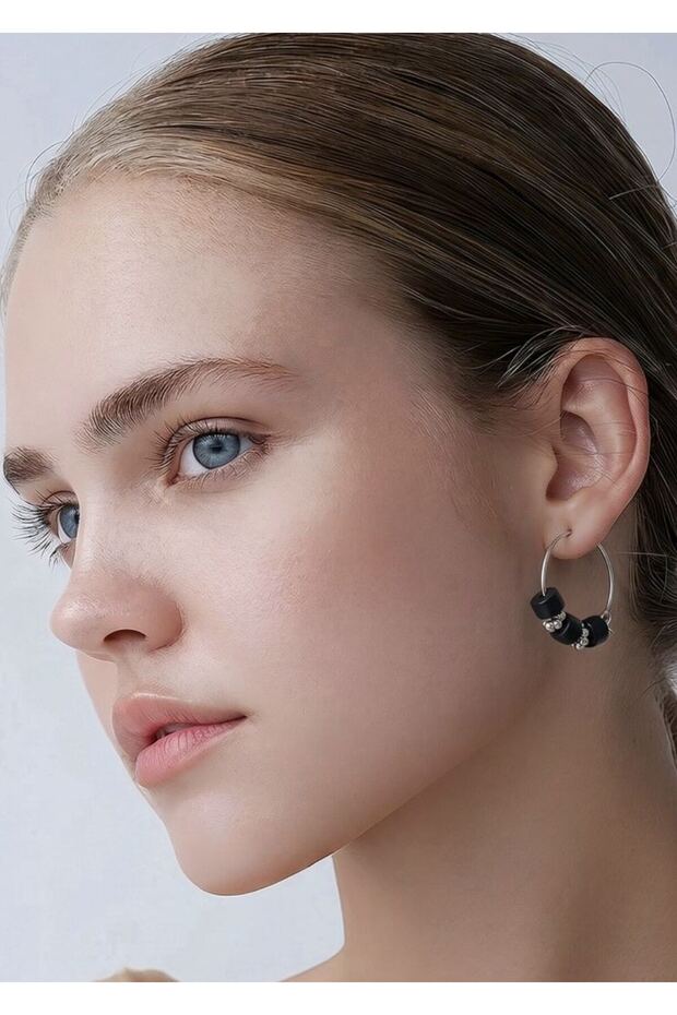 Colorful Natural Stone Beaded Earrings