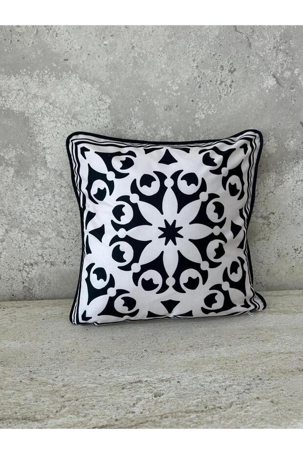 Ottoman Series, Suede Piping Cushion Cover 43X43 cm (Double-Sided Printed)
