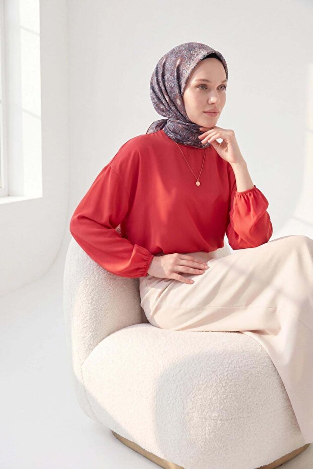 وشاح ناعم مدخن 90x90