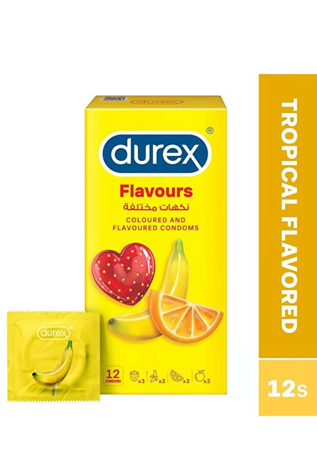Durex 12-Piece Variety Flavoured Condoms For New Experiences Everyday