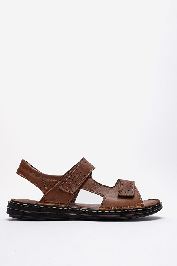 Men's Strappy Sandals Real Leather Dc 1215 Taba