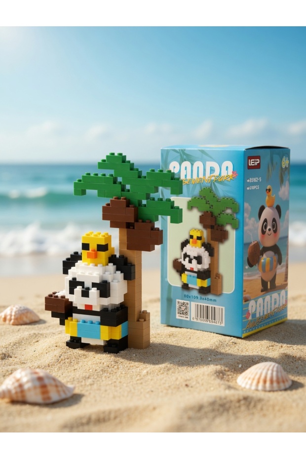 🧸 لعبة ميني بلوك باندا ديكيد 🐼 🌈