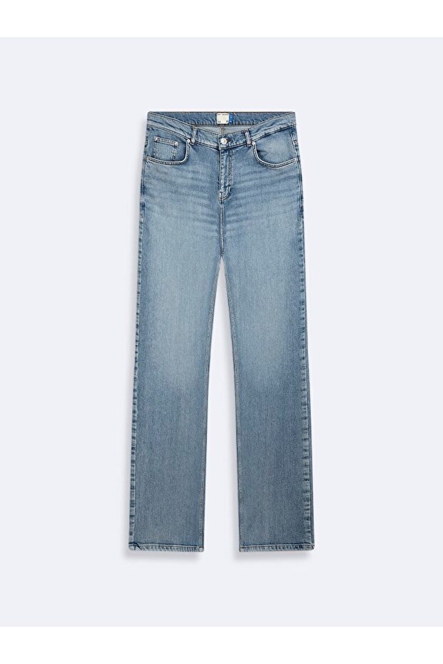 Mariano 5 Mid-Waist Straight Leg Mid Indigo Jean Pants