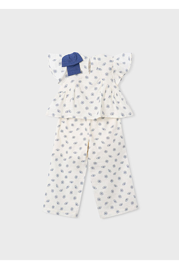 Patterned Double Set for Ages 4-10 - Bone - 5