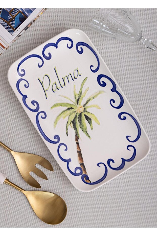 Palma Rectangular Serving Plate 31X20 cm - 1