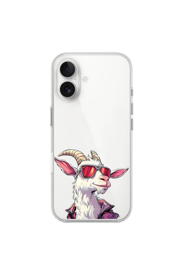 حافظة شفافة متوافقة مع iPhone 17 بتصميم Cool Animal 5