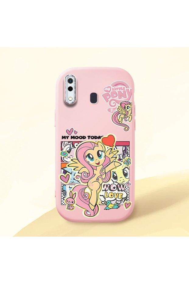 Pink Silicone Case with Shock-Absorbing Camera Protection Compatible with Samsung Galaxy A20