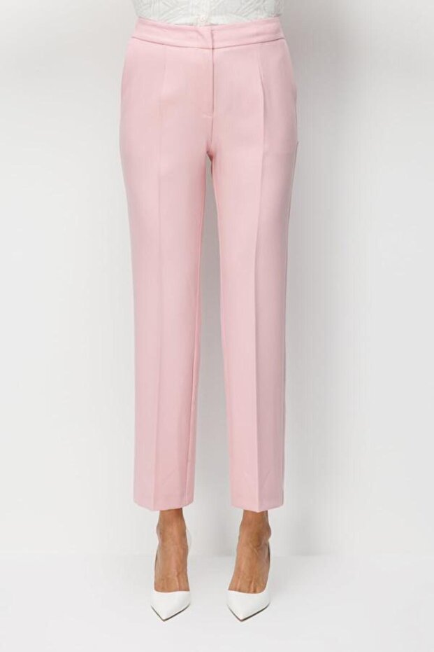 Elastic Waist Pipe Leg Trousers 26Yekl01148