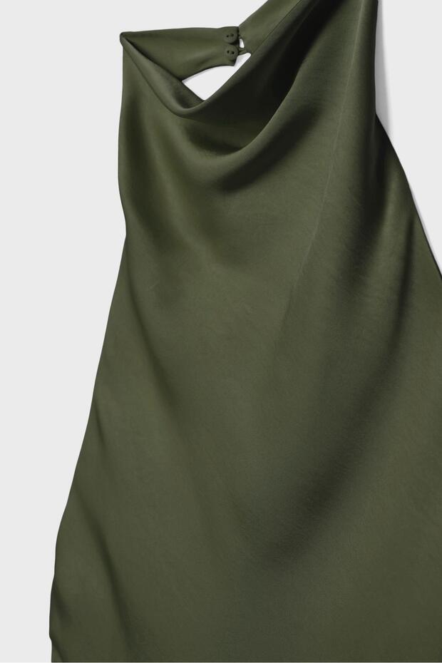 Satin effect halter top - 8