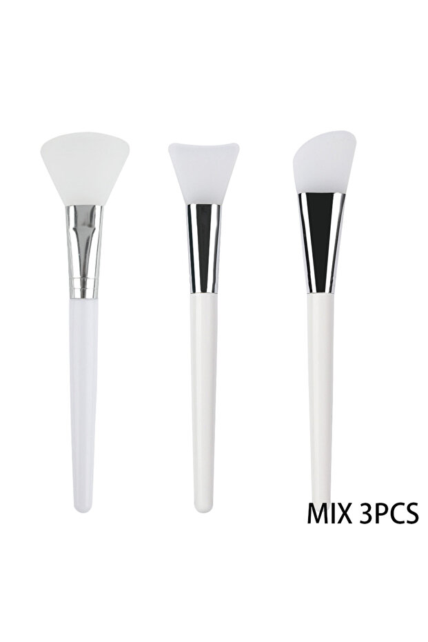 Mix 3pcs 3/4PCS Silicone Face Mask Brush Application Tool Soft Silicone For Facial Mud Clay Mask Reu