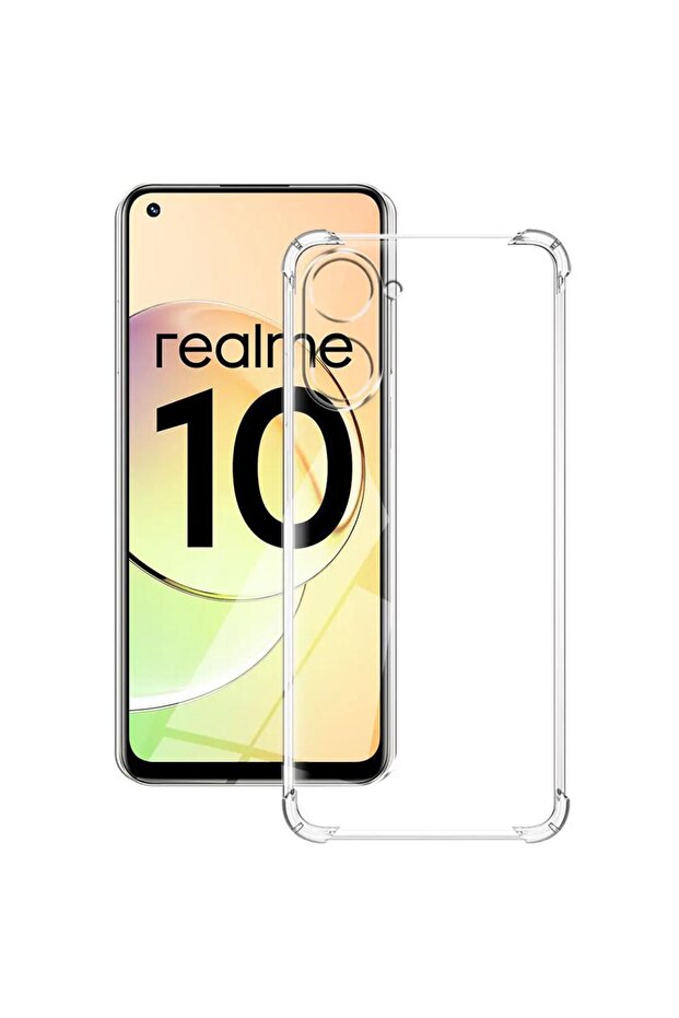 حافظة هاتف فاخرة مقاومة للصدمات لهاتف Realme 10 4G، حافظة مضادة للسقوط بأربعة زوايا، حافظة غير لامعة