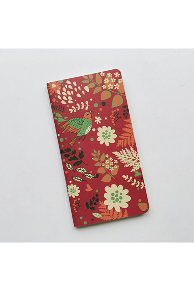 B 24 Sheets Korean Stationery Flowers and Birds Notebook Writing Diary Book Student Stationery Scho.