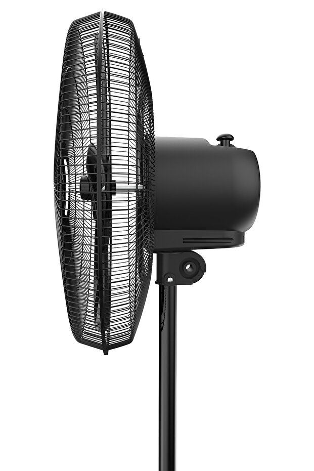 KTF-355 Siyah 16 inç Ayaklı Vantilatör 50 W, 5 Pervaneli, 3 Kademeli, 121 cm Yükseklik - 6