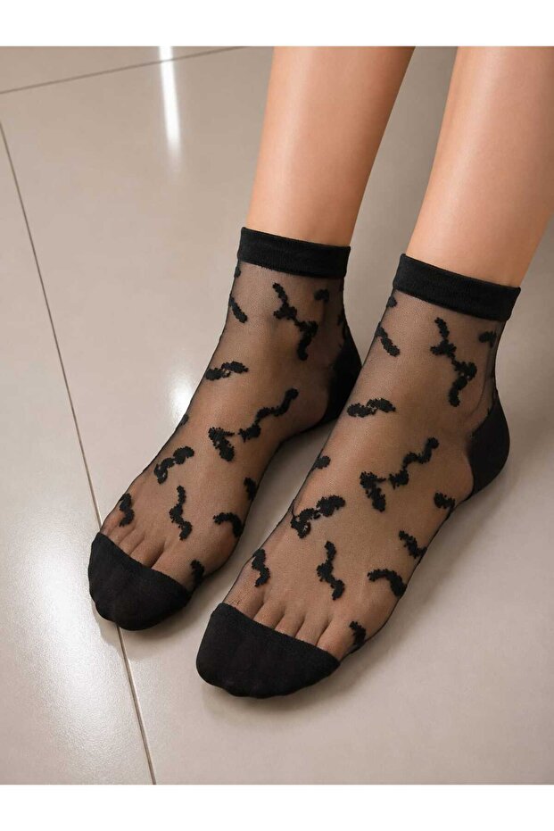 Tulle Transparent Socks 3-Piece