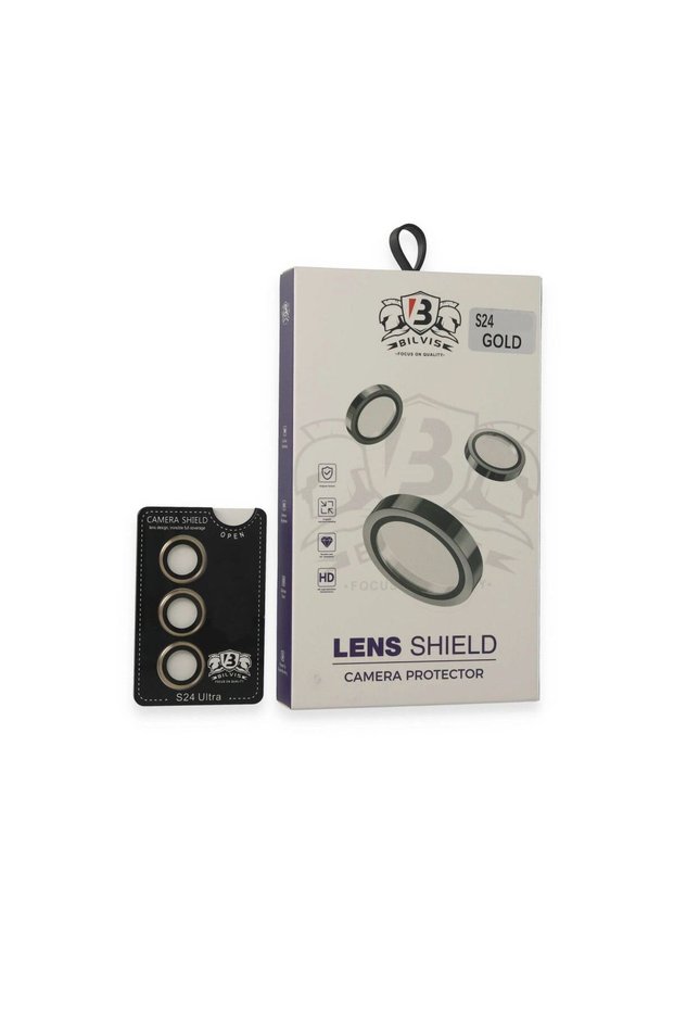 Glb-Stl41414 Samsung Galaxy S24 Bilvis Titan Kamera Lens - Gold
