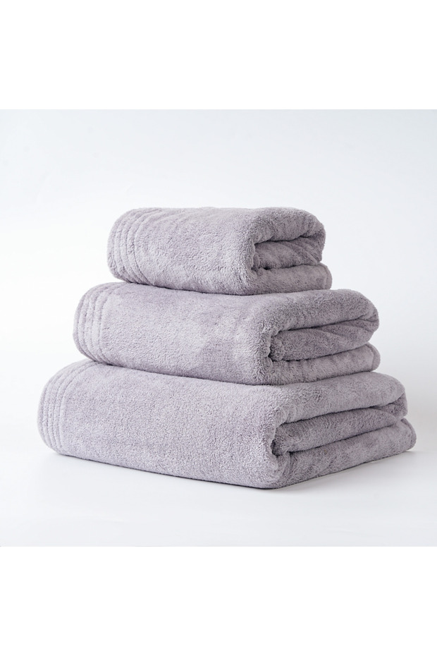 Pack Of 3 Towel Set – 330 GSM Microfiber, Soft, Absorbent & Quick Dry Bath Towels Set