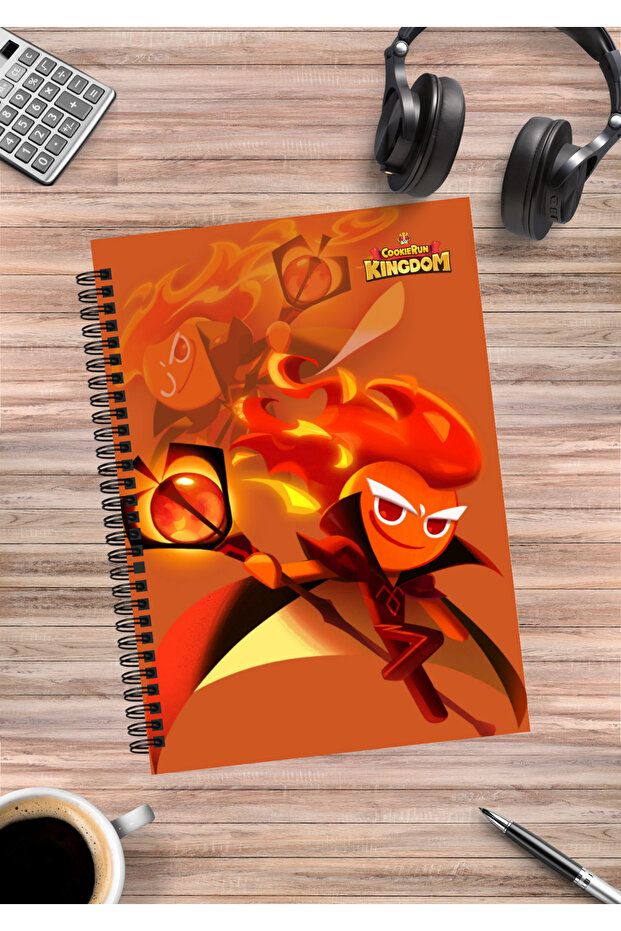Cookie Run Kingdom Spiral Notebook A5 (50 Sheets)