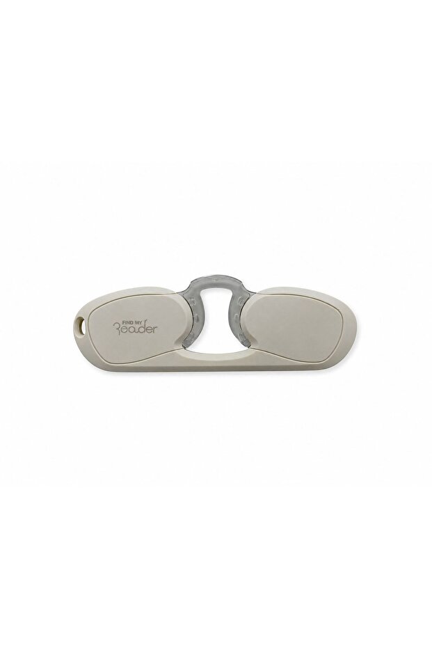 FIND MY Reader Rectangle Nose clip-on Reading Glass (White, 2.00 x)
