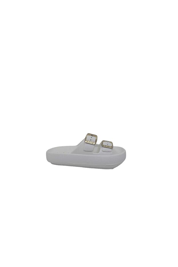 Akınalbella 650 Women's White Buckle Wet Floor Slippers