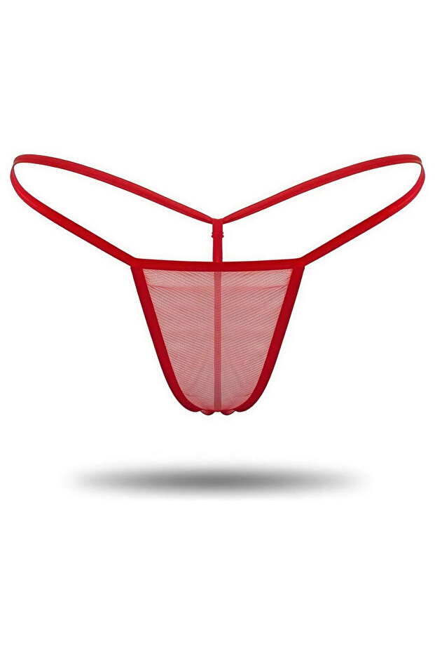Transparan Tül String Tanga