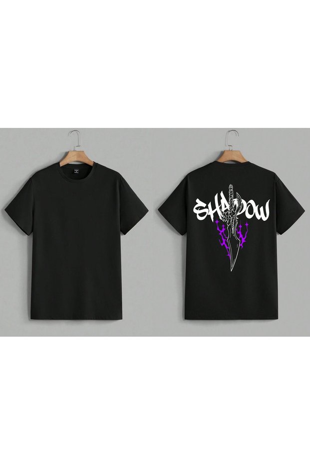 Shadow Printed Oversized T-Shirt