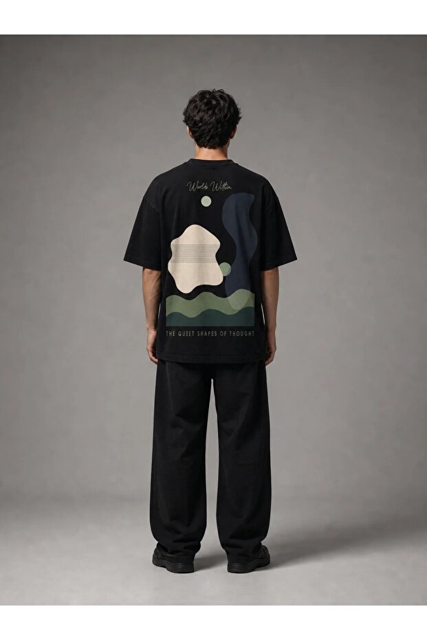Unisex Oversize Printed T-Shirt Modern Urban Look