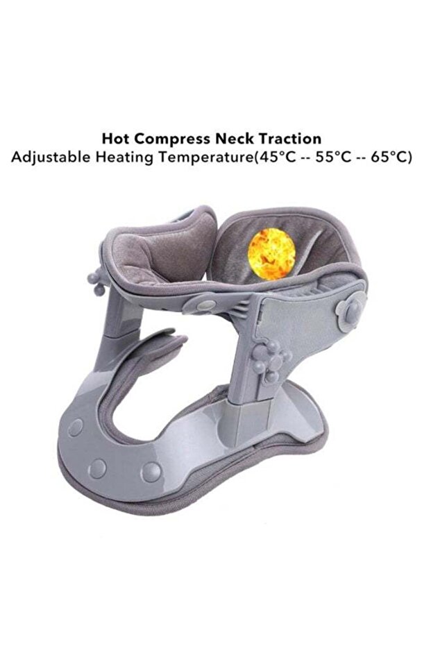 Adjustable Cervical Neck Traction Device, Neck Stretcher Collar for Spine Alignment & Pain Relief