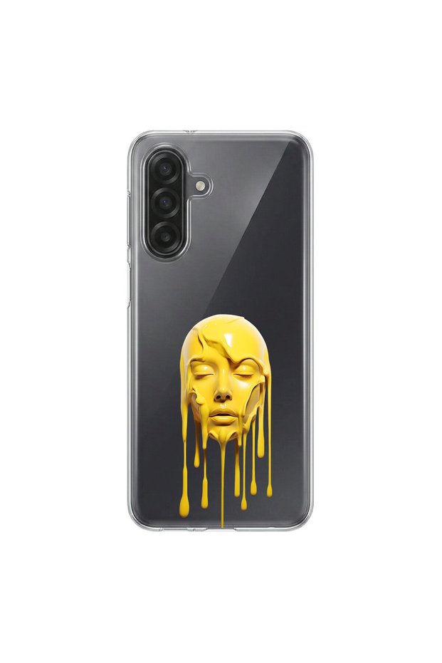 Samsung Galaxy A26 Compatible Aesthetic Face 5 Design Transparent Case