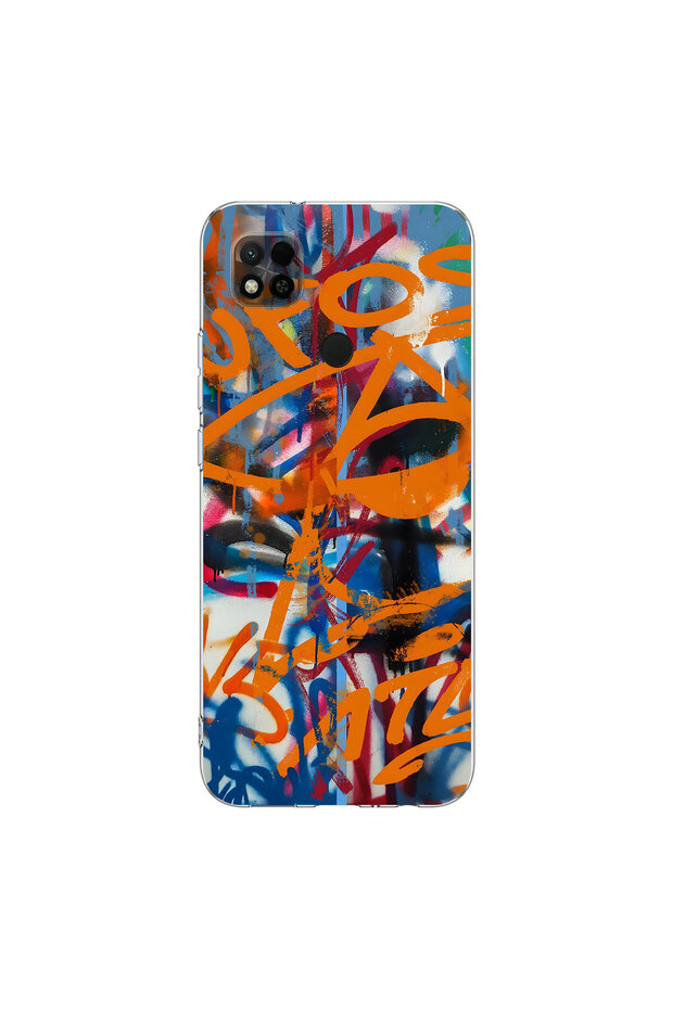 Redmi 10A Compatible Graffiti 2 Design Transparent Case