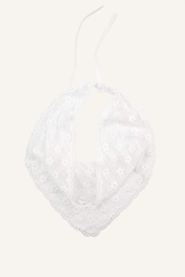 Women's Floral White Bandana H5491Ax26Sm