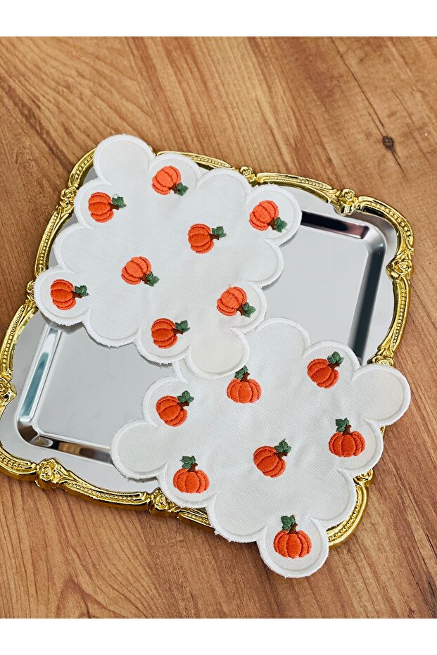 2Li Pumpkin Embroidery Sunumpeçete