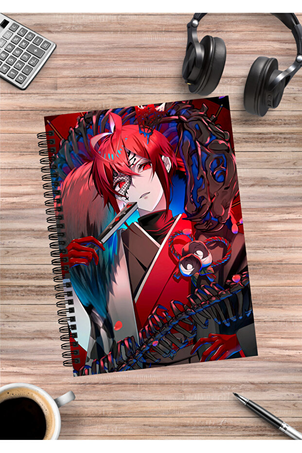 Twisted Wonderland Anime Spiral Notebook A5 (50 Sheets)