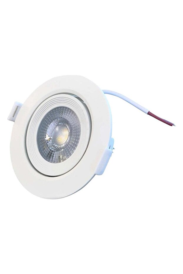 LED Recessed Downlight, Adjustable Ceiling Spotlight, White
