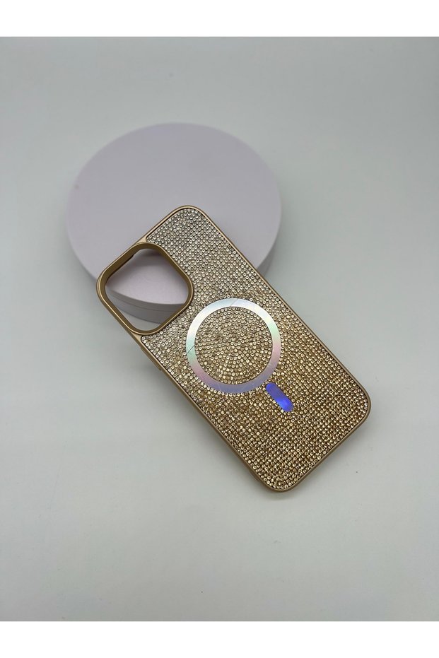 iPhone 16 Pro Daimond Luxury Magsafe Crystal Stone Design Ultra Protection " Glass Gift! "