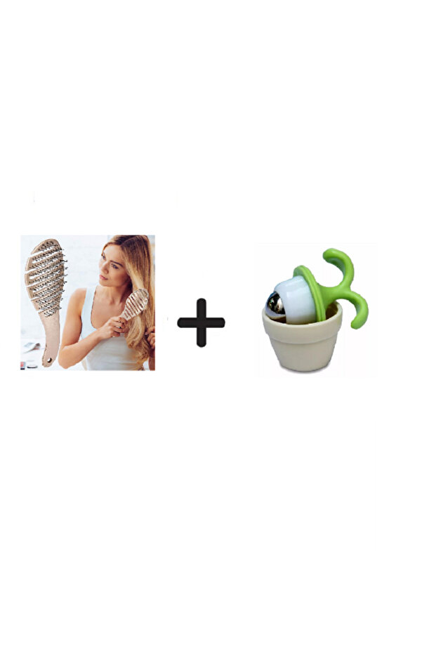 Detangling Comb + Ice Massager for the Whole Body with Gift
