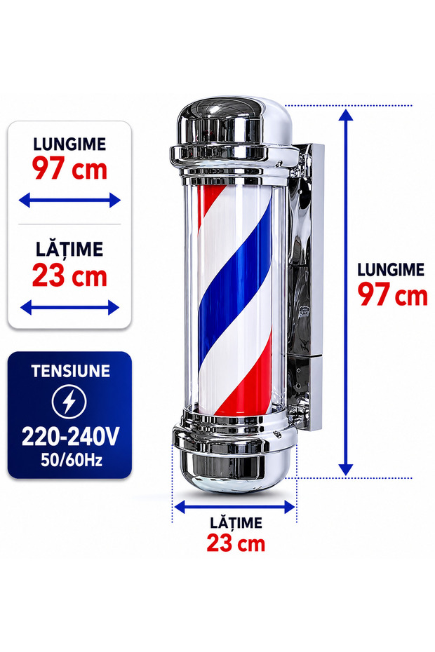 Barber pole 97 cm - 2