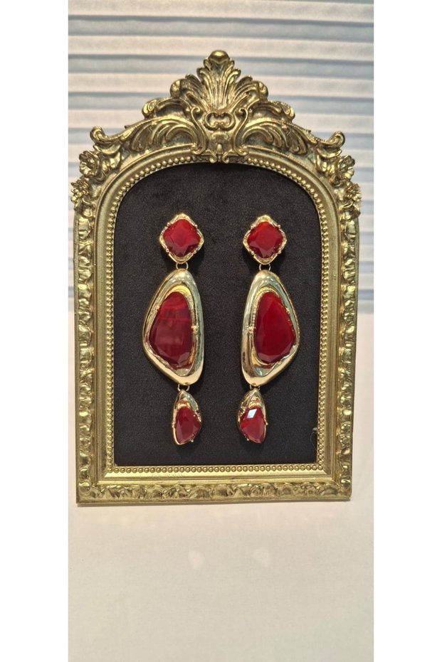 Red Vintage Earrings