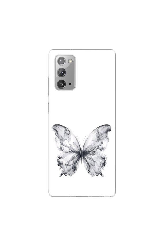 Samsung Galaxy Note 20 Compatible Butterfly 1 Design Transparent Case