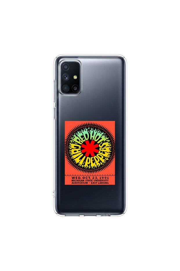 Samsung Galaxy M51 Compatible Metal 14 Design Transparent Case