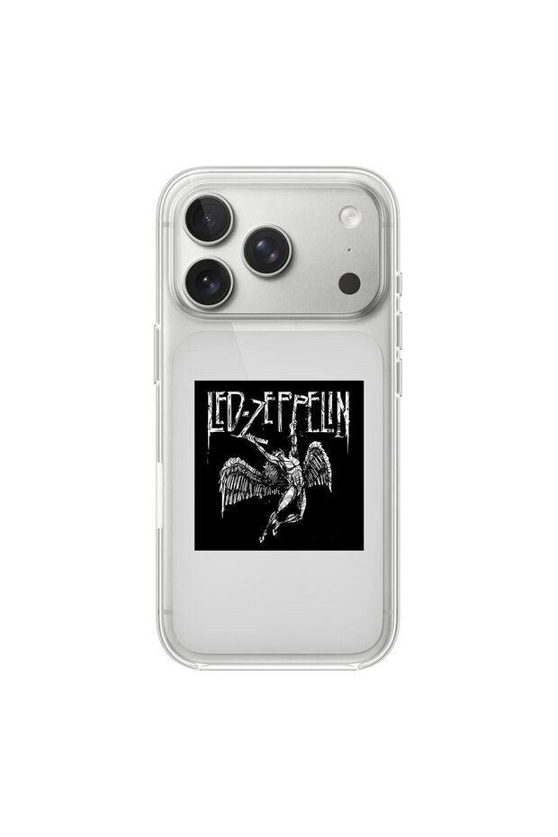 iPhone 17 Pro Compatible Metal 6 Design Transparent Case