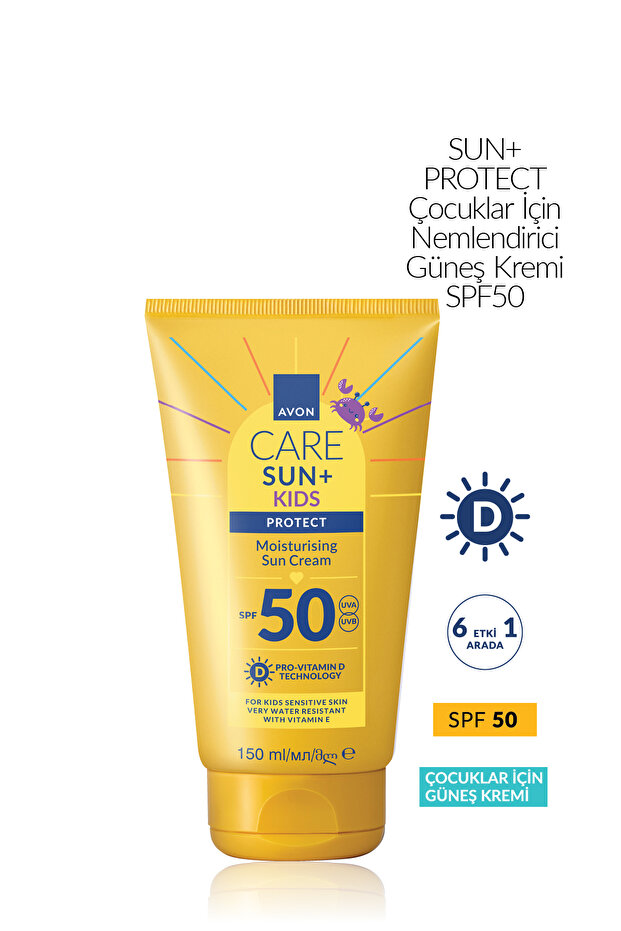 Care Sun+ Protect Moisturizing Sun Cream for Children Spf50 150ml