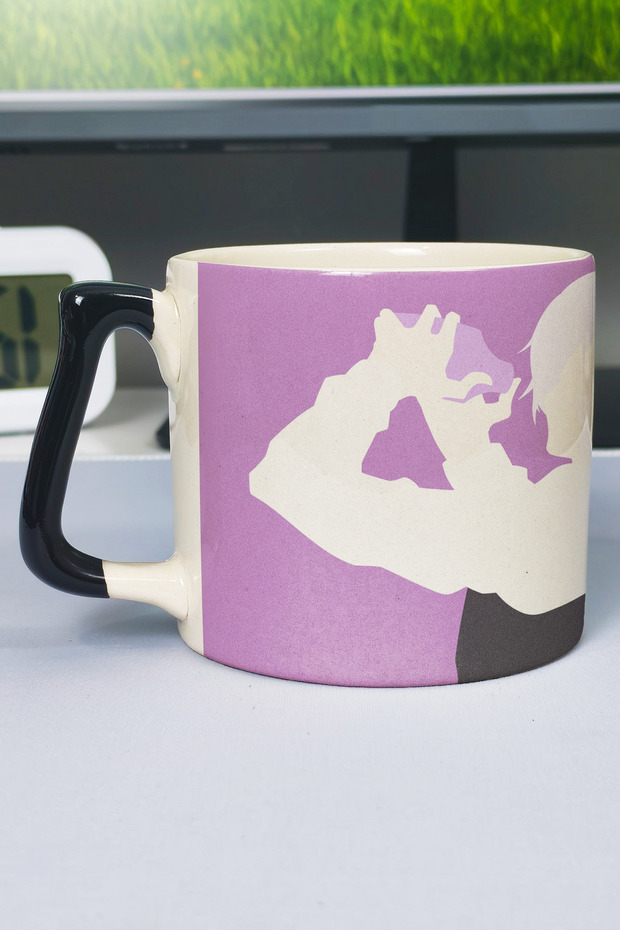 Death Parade Anime Printed Ceramic Luxury Mug (1 Piece) Custom Black Handle Wave Handle V3D