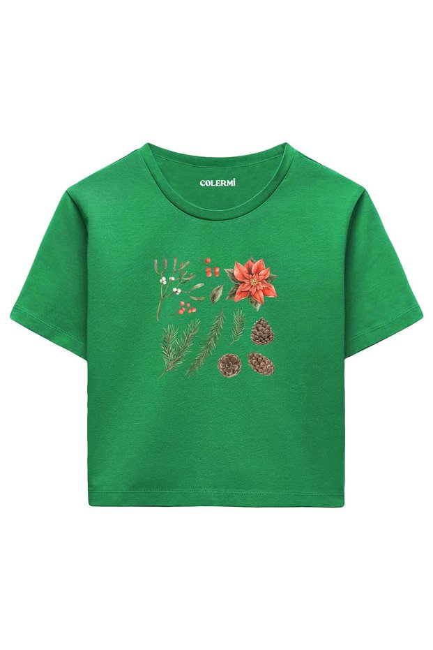 Floral Women's Crop T-Shirt