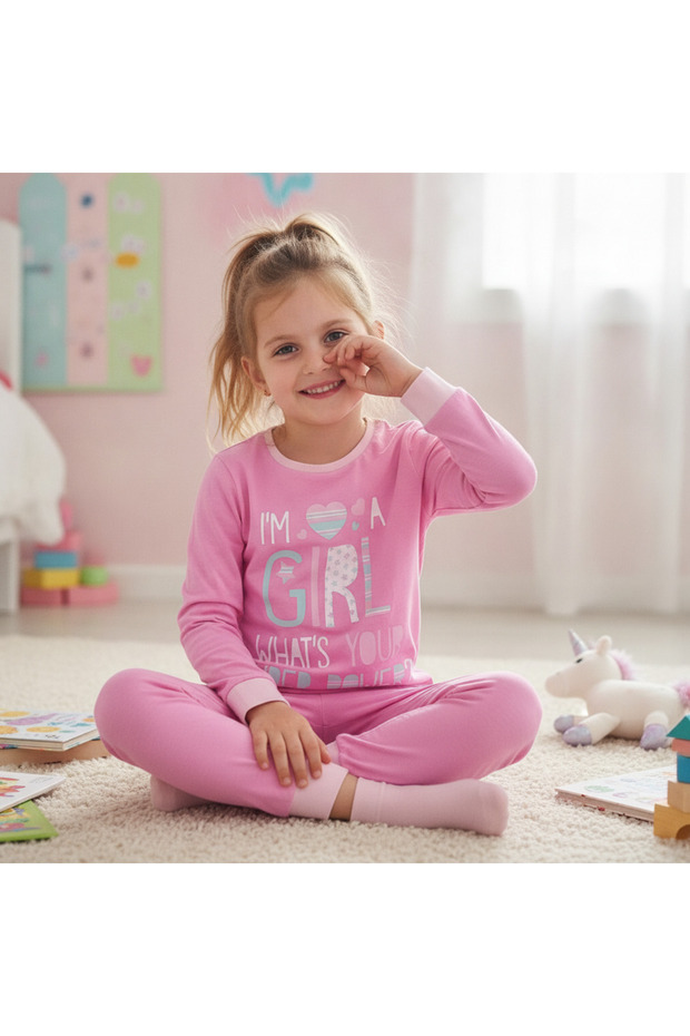 Children's Gril Printed 2-Piece Set Cb1016