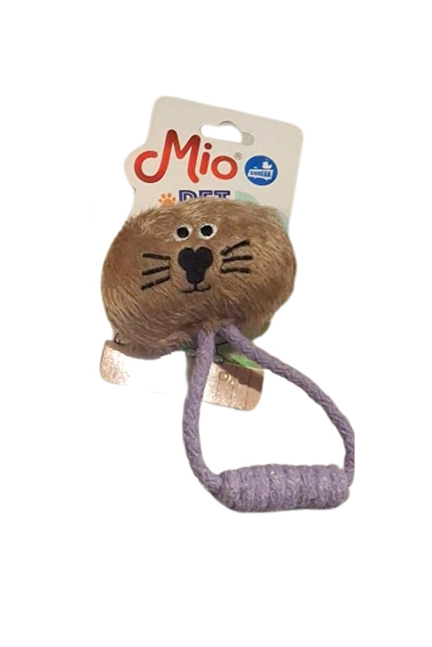 Plush Cat Toy Brown