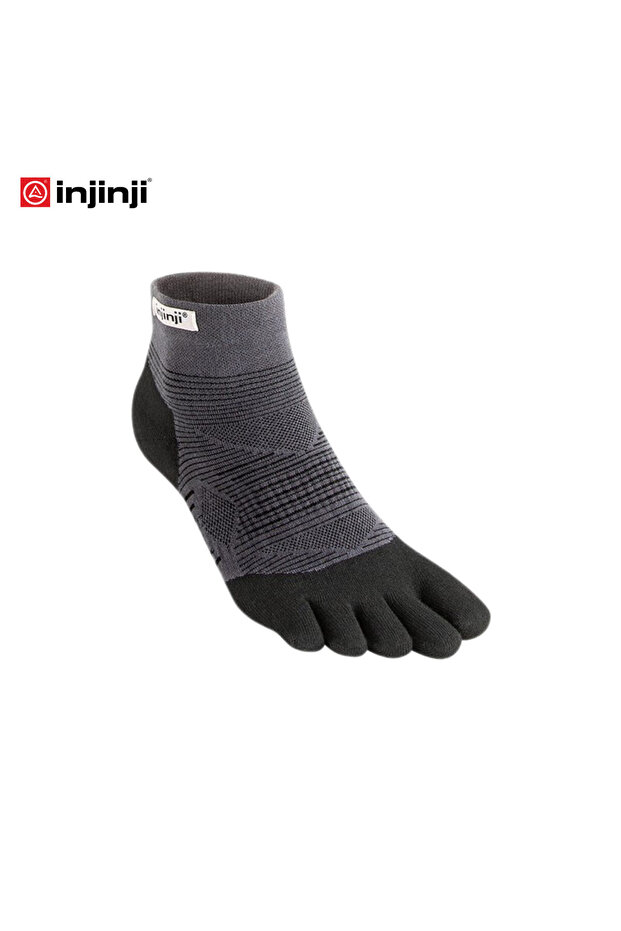 RUN ORIGINAL WEIGHT MINI CREW COOLMAX - L - رمادي